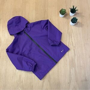 OAKI Children’s Waterproof Rain Shell Jacket in Galaxy Purple